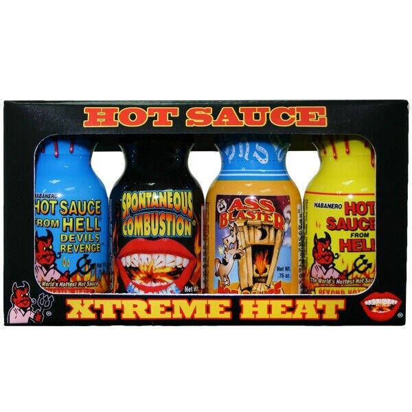 Ass Kickin Hot Sauce Extreme Heat (4pk)