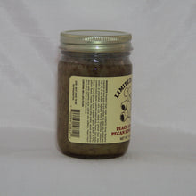 Load image into Gallery viewer, Peach Amaretto Pecan Honey Butter 12 oz.
